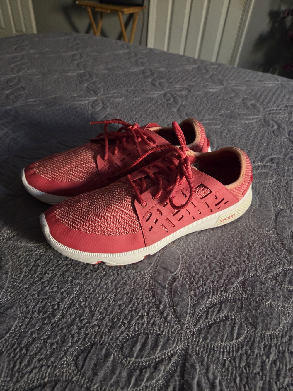 Sperry Women’s Coral Knit Lace-Up Sneakers